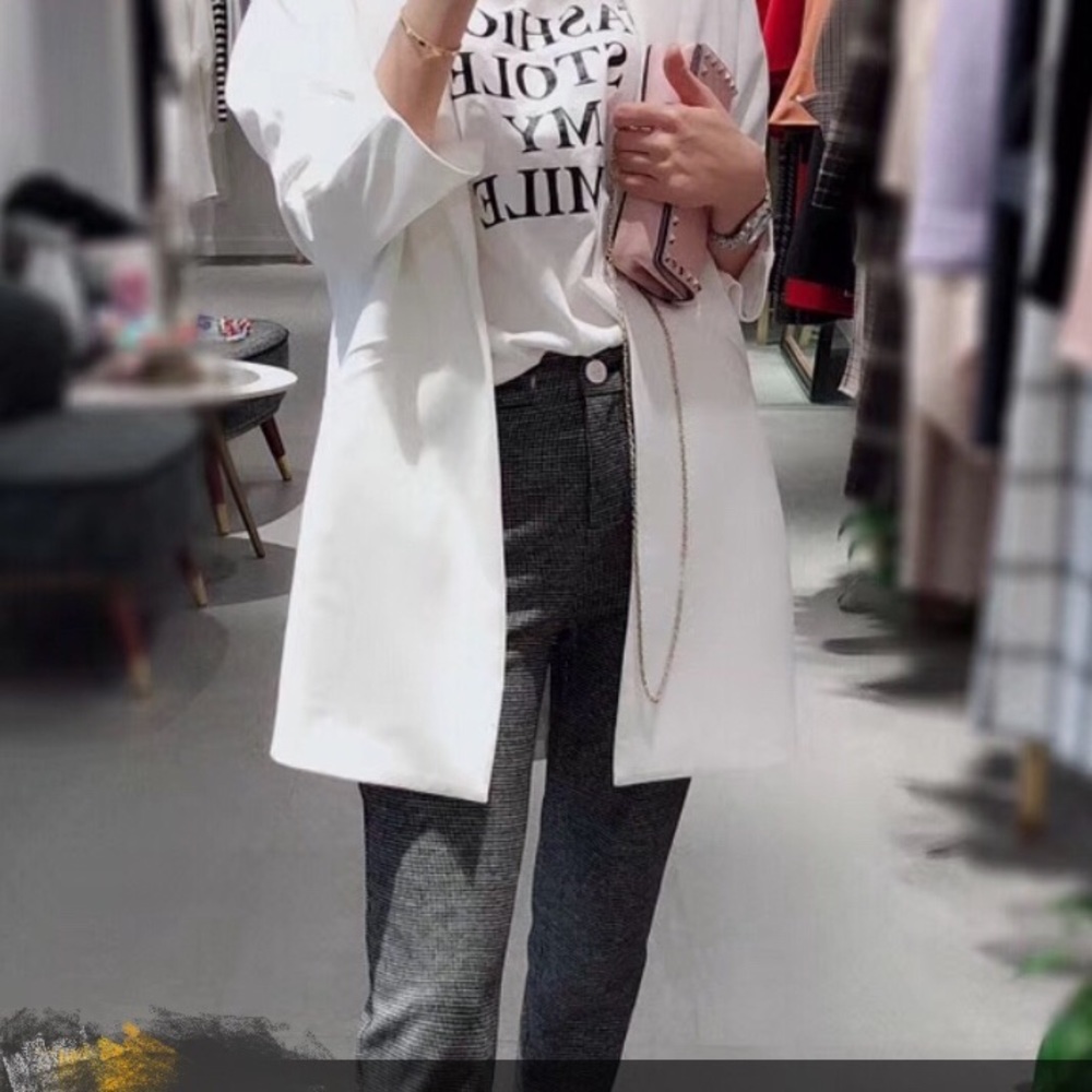 ZiZi Fashion  Size M White Blazer